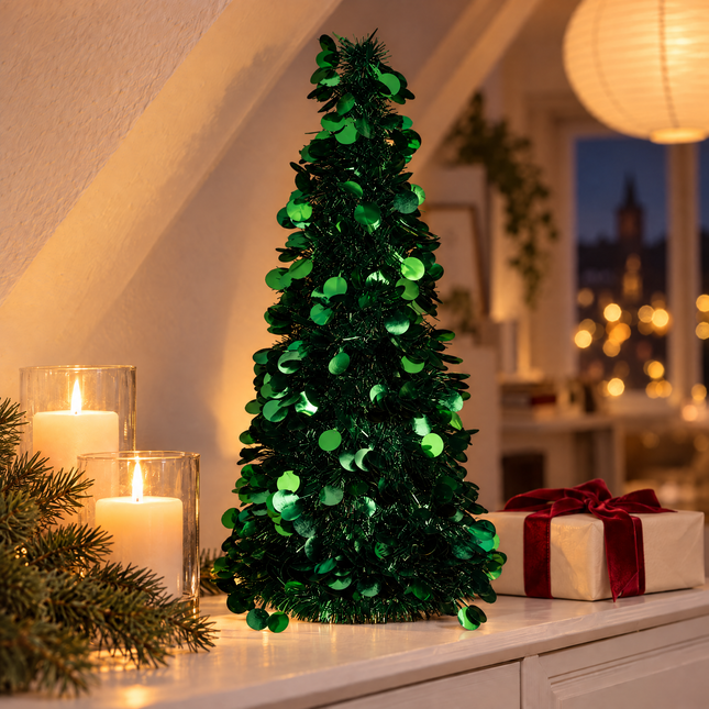 infographic opus55 hoofdafbeelding - Cheqo® Kleine Kerstboom Donkergroen