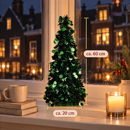 infographic opus55 infographic 3 - Cheqo® Kleine Kerstboom Donkergroen