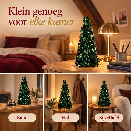 infographic opus55 infographic 5 - Cheqo® Kleine Kerstboom Donkergroen
