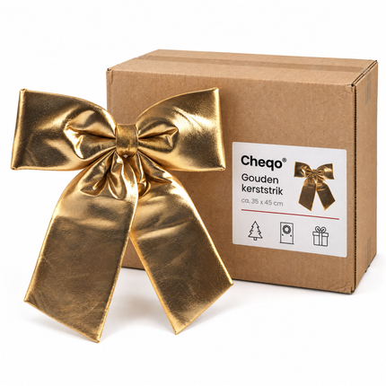 infographic opus55 verpakking - Cheqo® Kerststrik Goud