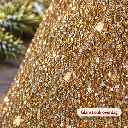 infographic opus55 infographic 6 - Cheqo® Kerstboomrok Goud met LED Verlichting en Timer