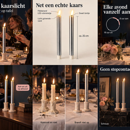 infographic opus55 rasteroverzicht grid_v1.png - Cheqo® LED Dinerkaarsen Zilver Set van 2