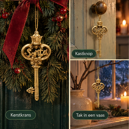 infographic opus55 infographic 4 - Cheqo® Kerstman Sleutel Kerstboomhanger Goud
