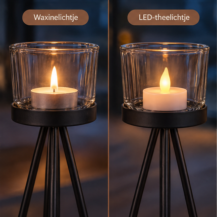 infographic opus55 infographic 5 - Cheqo® Waxinelichthouders Set van 2
