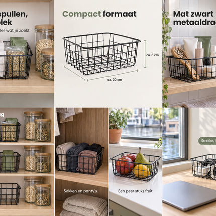 infographic opus55 rasteroverzicht grid_v1.png - Cheqo® Rechthoekige Draadmand 20 x 15 x 8 cm