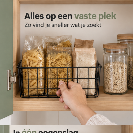 infographic opus55 niet geselecteerd (raster ongelijk: onderaan een strook van het paneel eronder (rijgrens op y=1079 i.p.v. 1152); lokaal opnieuw geknipt op de echte rijlijn, gratis) - Cheqo® Rechthoekige Draadmand 25 x 20 x 10 cm