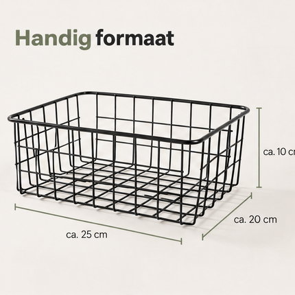 infographic opus55 infographic 2 - Cheqo® Rechthoekige Draadmand 25 x 20 x 10 cm