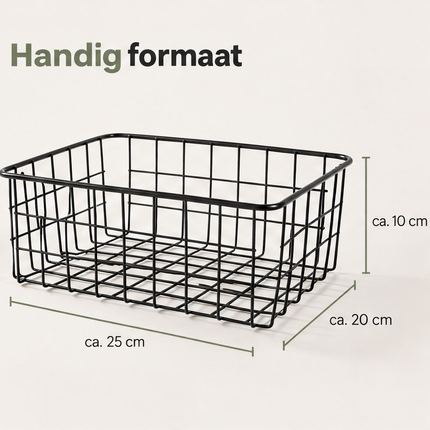 infographic opus55 infographic 2 - Cheqo® Rechthoekige Draadmand 25 x 20 x 10 cm