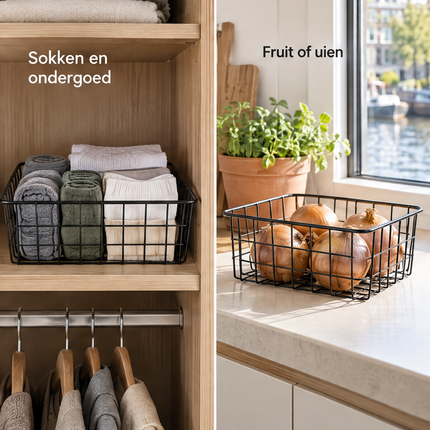 infographic opus55 niet geselecteerd (raster ongelijk: bovenkant afgesneden (rijgrens op y=1079 i.p.v. 1152); lokaal opnieuw geknipt op de echte rijlijn, gratis) - Cheqo® Rechthoekige Draadmand 25 x 20 x 10 cm