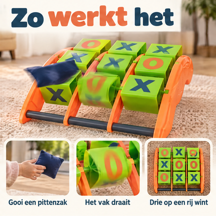 infographic opus55 niet geselecteerd (vervangen door nieuw raster: inzet Drie op een rij wint toonde geen drie op een rij en een vak met X en O door elkaar) - Cheqo® Boter Kaas en Eieren Groot