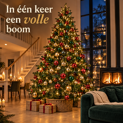 infographic opus55 infographic 1 - Cheqo® Kerstballen Set van 100 Rood Groen en Goud