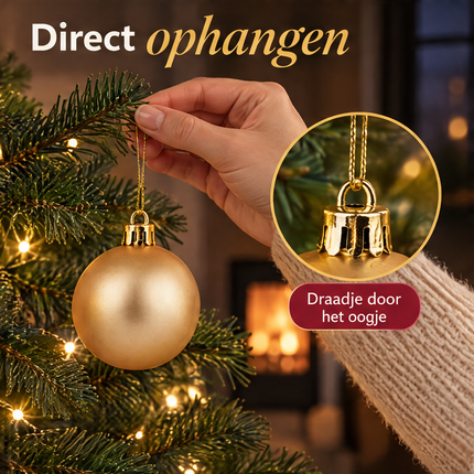 infographic opus55 infographic 5 - Cheqo® Kerstballen Set van 9 Goud