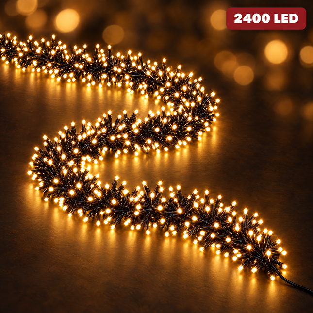 infographic opus55 hoofdafbeelding - Cheqo® Super Cluster Kerstverlichting 2400 LED