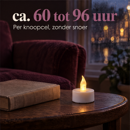 infographic opus55 infographic 5 - Cheqo® LED Theelichtjes op Batterij Set van 24 met Opbergbox
