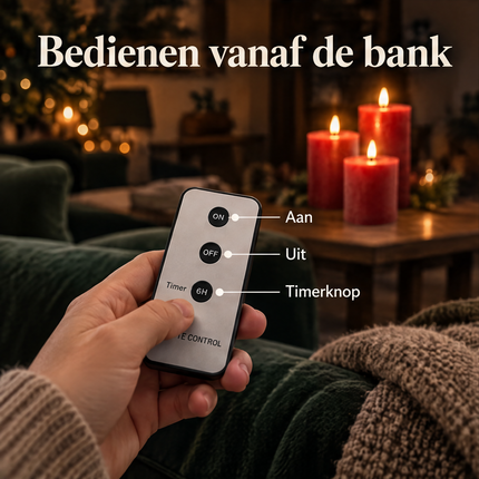 infographic opus55 infographic 4 - Cheqo® LED Kaarsen Rood Set van 3 met Afstandsbediening en Timer