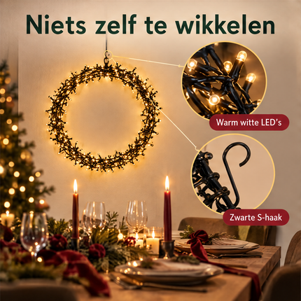 infographic opus55 infographic 5 - Cheqo® Verlichte Kerstkrans 50 cm 400 LED