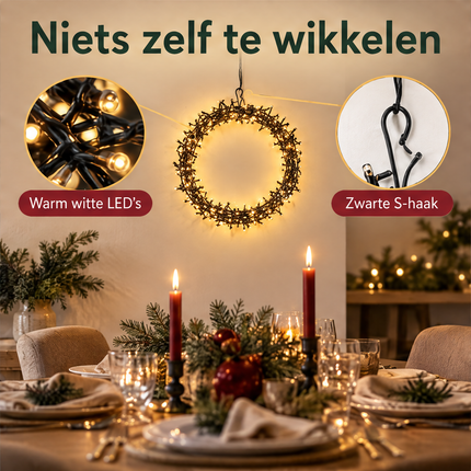 infographic opus55 infographic 5 - Cheqo® Verlichte Kerstkrans 40 cm 300 LED