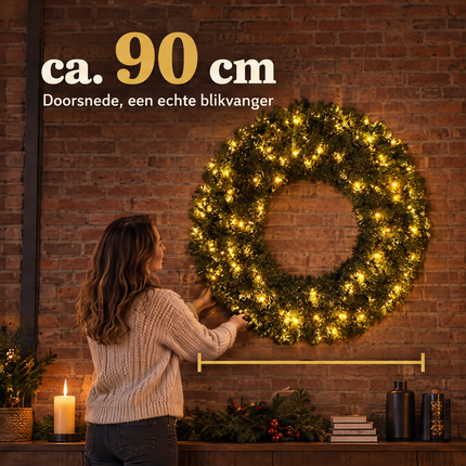 infographic opus55 infographic 2 - Cheqo® Kerstkrans met Verlichting