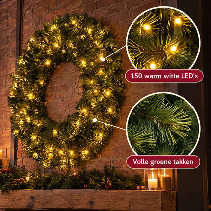infographic opus55 infographic 3 - Cheqo® Kerstkrans met Verlichting