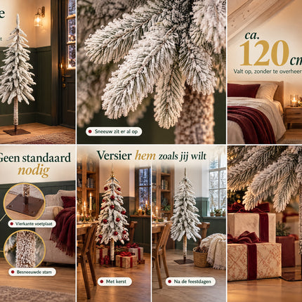 infographic opus55 rasteroverzicht grid_v1.png - Cheqo® Kunstkerstboom 120 cm met Sneeuw zonder Verlichting