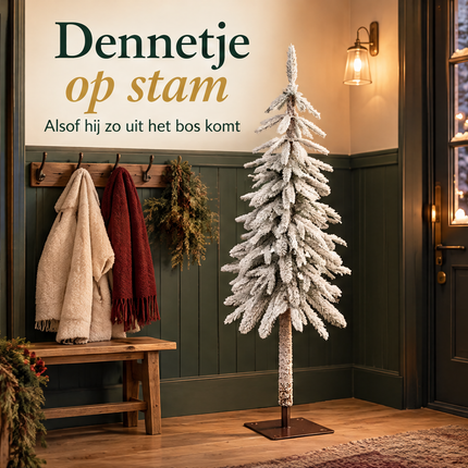 infographic opus55 infographic 1 - Cheqo® Kunstkerstboom 120 cm met Sneeuw zonder Verlichting