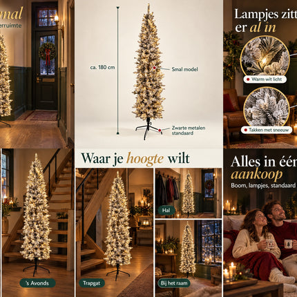 infographic opus55 rasteroverzicht grid_v1.png - Cheqo® Kunstkerstboom 180 cm met Sneeuw en LED Verlichting