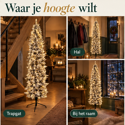 infographic opus55 infographic 5 - Cheqo® Kunstkerstboom 180 cm met Sneeuw en LED Verlichting
