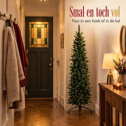infographic opus55 infographic 1 - Cheqo® Kunstkerstboom 150 cm Groen zonder Verlichting