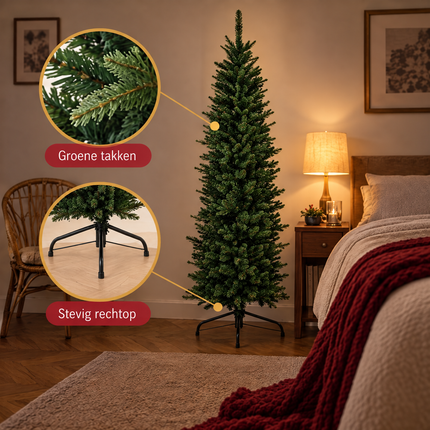 infographic opus55 infographic 5 - Cheqo® Kunstkerstboom 150 cm Groen zonder Verlichting