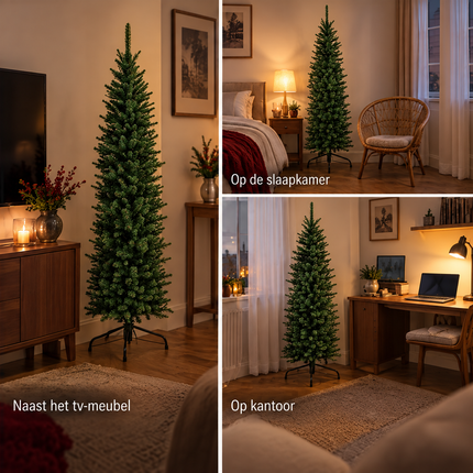 infographic opus55 infographic 6 - Cheqo® Kunstkerstboom 150 cm Groen zonder Verlichting