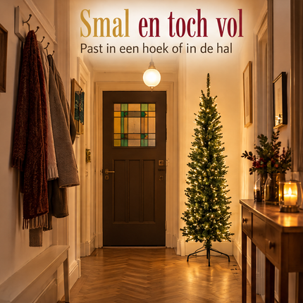 infographic opus55 infographic 1 - Cheqo® Kunstkerstboom 180 cm Groen met LED Verlichting