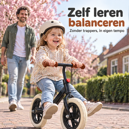 infographic opus55 niet geselecteerd (raster verkeerd geknipt: echte rijgrens op y=1222 i.p.v. 1152 (geen witte lijn), lokaal opnieuw geknipt zonder schalen) - Cheqo® Loopfiets Zwart