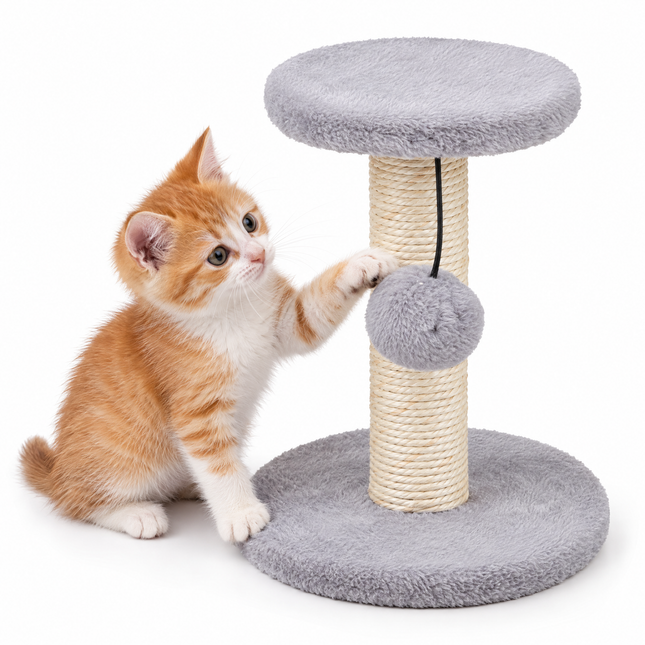 infographic opus55 hoofdafbeelding - Cheqo® Kleine Krabpaal voor Katten en Kittens