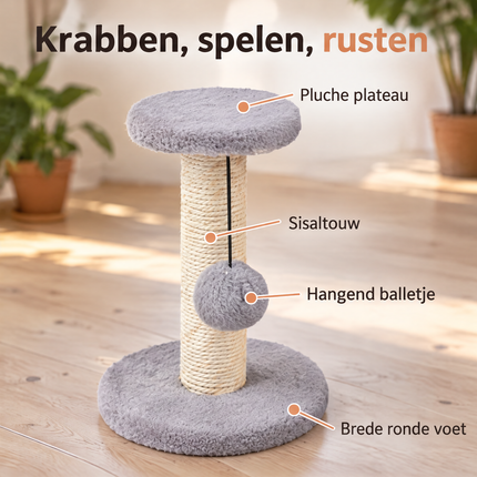 infographic opus55 infographic 3 - Cheqo® Kleine Krabpaal voor Katten en Kittens