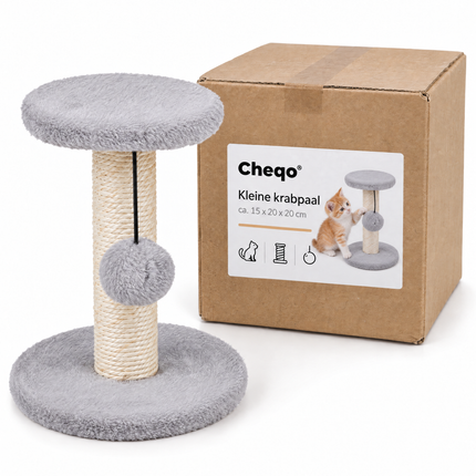 infographic opus55 verpakking - Cheqo® Kleine Krabpaal voor Katten en Kittens