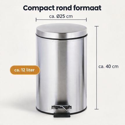 infographic opus55 infographic 3 - Cheqo® Pedaalemmer 12 Liter RVS