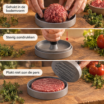 infographic opus55 infographic 4 - Cheqo® Hamburgerpers met Anti-aanbaklaag