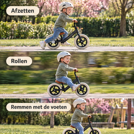 infographic opus55 niet geselecteerd (raster verkeerd geknipt: echte rijgrens op y=1222 i.p.v. 1152 (geen witte lijn), lokaal opnieuw geknipt zonder schalen) - Cheqo® Loopfiets Mat Zwart