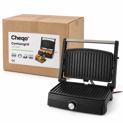 infographic opus55 verpakking - Cheqo® Contactgrill 750W