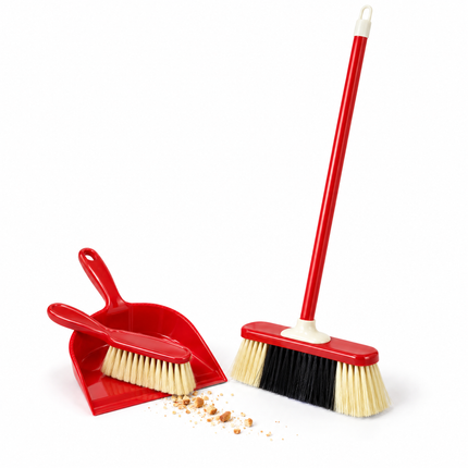 infographic opus55 hoofdafbeelding - Cheqo® Speelgoedbezem met Stoffer en Blik Set van 3