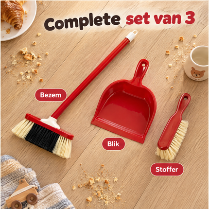 infographic opus55 infographic 5 - Cheqo® Speelgoedbezem met Stoffer en Blik Set van 3