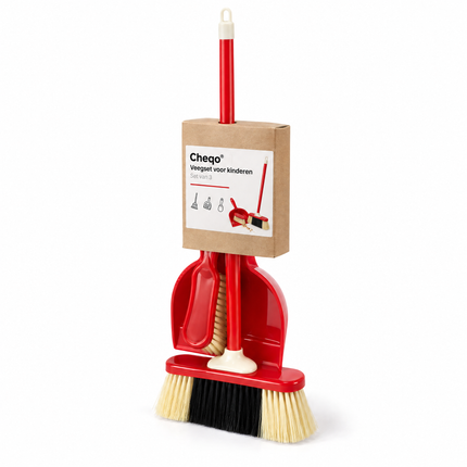 infographic opus55 verpakking - Cheqo® Speelgoedbezem met Stoffer en Blik Set van 3