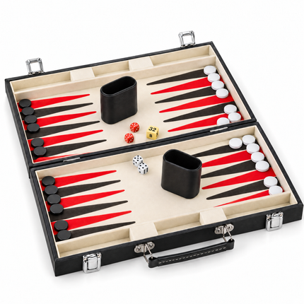 infographic opus55 hoofdafbeelding - Cheqo® Backgammon Koffer
