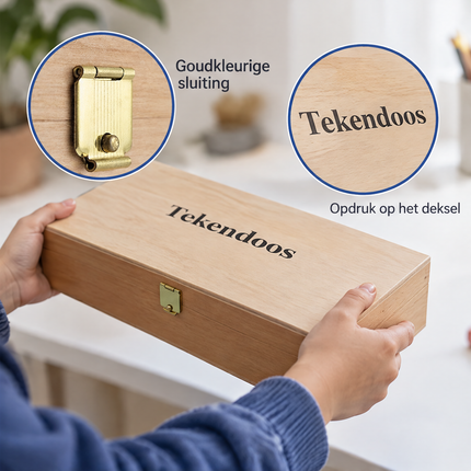 infographic opus55 infographic 3 - Cheqo® Houten Tekendoos met 3 Vakken