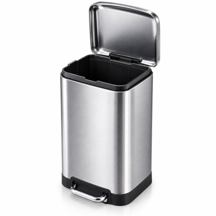 infographic opus55 hoofdafbeelding - Cheqo® Pedaalemmer 20 Liter RVS Soft Close