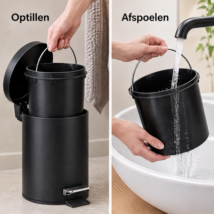 infographic opus55 infographic 3 - Cheqo® Pedaalemmer 5 Liter Mat Zwart