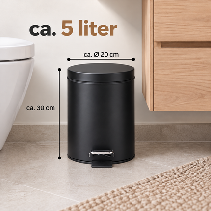 infographic opus55 infographic 4 - Cheqo® Pedaalemmer 5 Liter Mat Zwart
