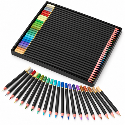 infographic opus55 hoofdafbeelding - Cheqo® Kleurpotloden Set van 80