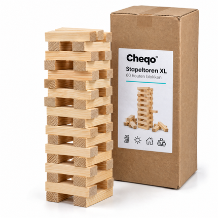 infographic opus55 verpakking - Cheqo® Stapeltoren XL met Draagtas