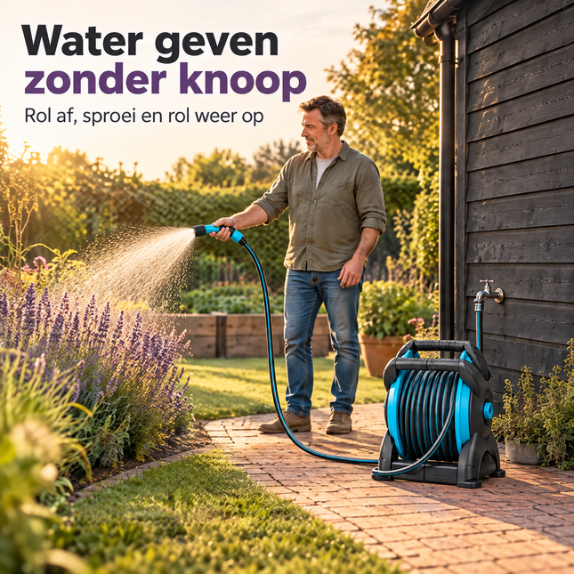 infographic opus55 infographic 1 - Cheqo® Tuinslanghaspel met Slang en Accessoires